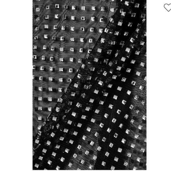 A.L.C James Crystal embellished Mesh Turtleneck Top - 0 - Picture 7 of 8